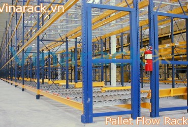 Giá kệ chứa hàng Pallet Flow Racking